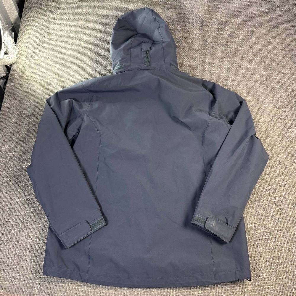 L.L. Bean Weather-Ready Hooded Jacket Mens XL Navy Blue Gorpcore Shell - Picture 16 of 16